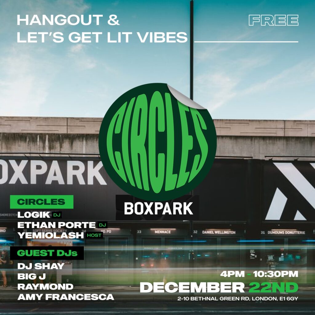 Circles Ent Boxpark Takeover Flyer